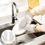 Protect your hands while cleaning with Stainless Steel Wire Gloves. Durable time saving & perfect for washing dishes, scrubbing, and handling tough messes